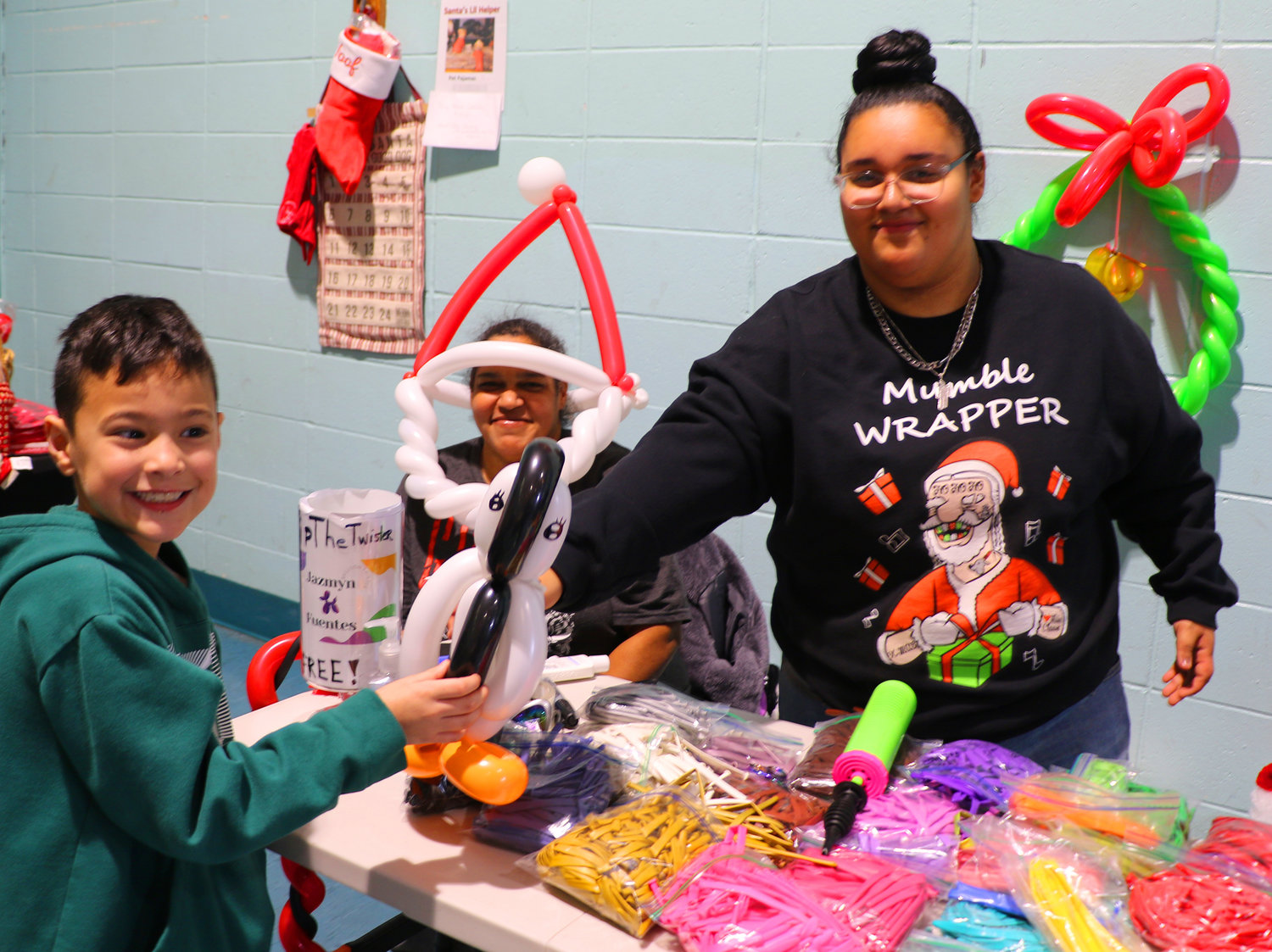 All smiles at the Freeport Christmas Village Market and Fair Herald